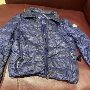 Blue moncler jacket